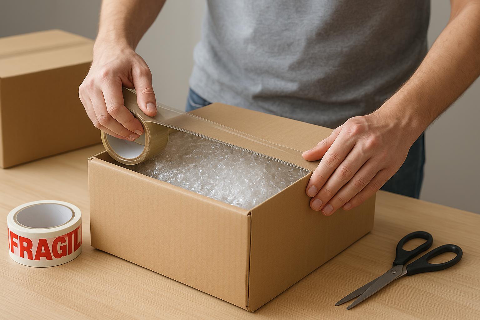 How To Pack A Package For Shipping With Clear Handling